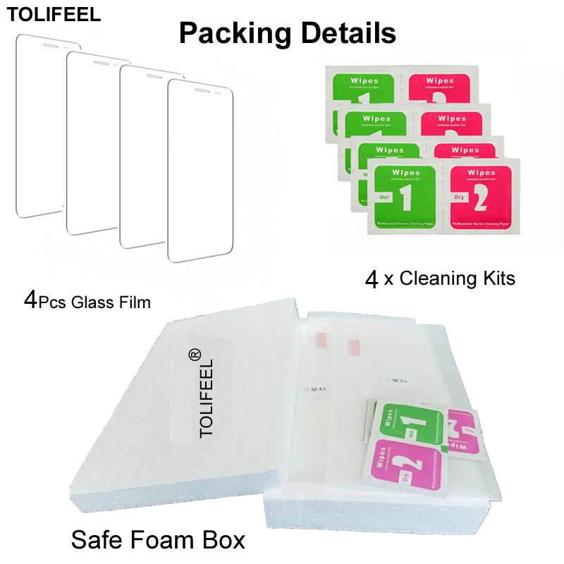 Glass Screen Protector Samsung Galaxy Z Fold 3/4/5/6/7- 4Pcs