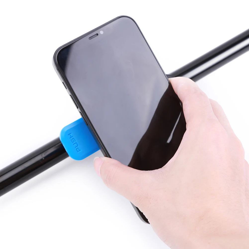 Motorcycle Phone Holder – Quad Lock Style with Shock Absorber & Vibration Damper for MTB & Road Bikes