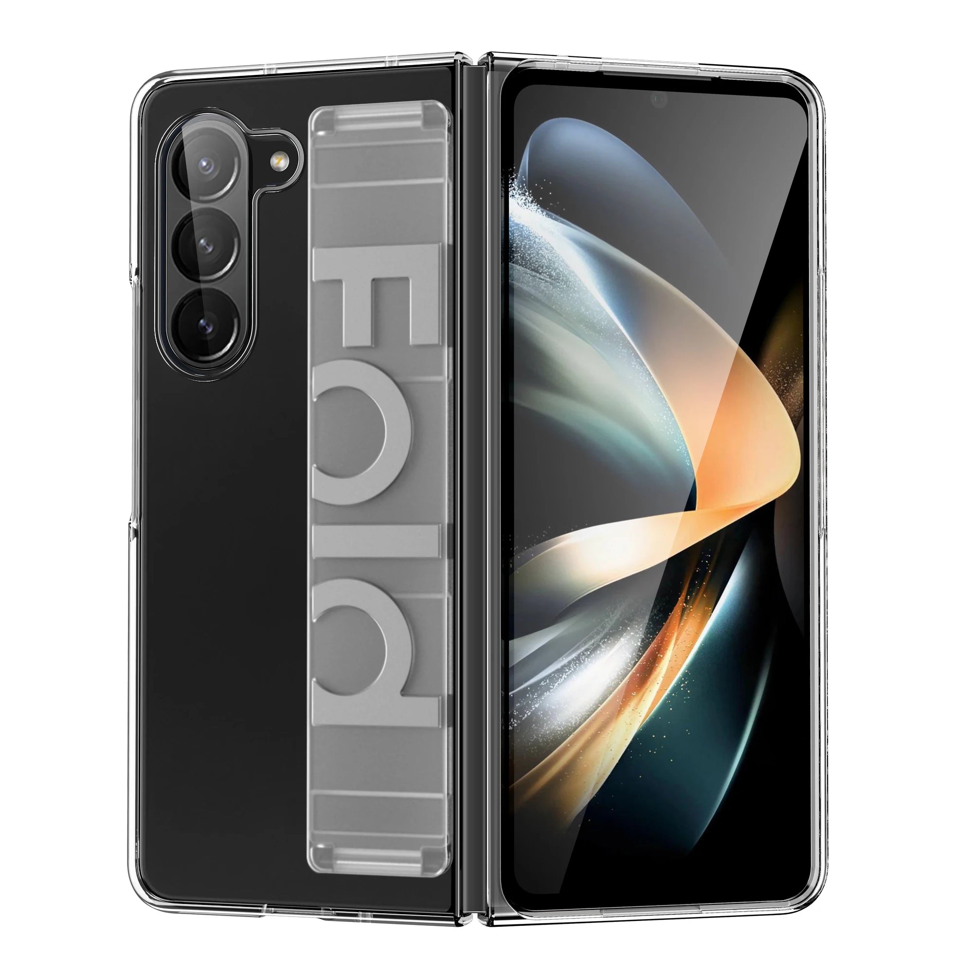 Samsung Galaxy Z Fold 7/6/5/4/3 Case with Wrist Strap– Shockproof Hard Back Cover