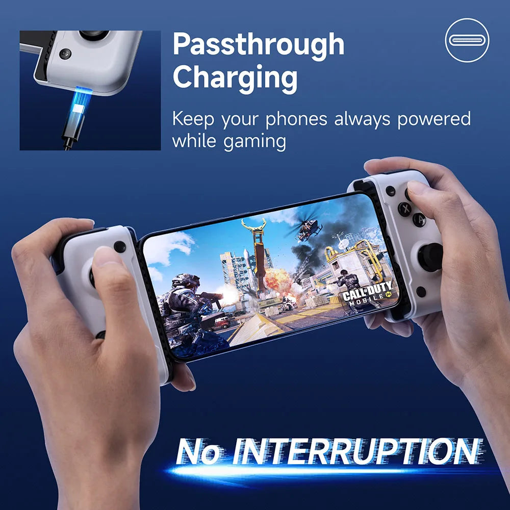 Mobile Game Controller – Type-C Gamepad for iPhone 15/16, Xbox Cloud & Android Gaming