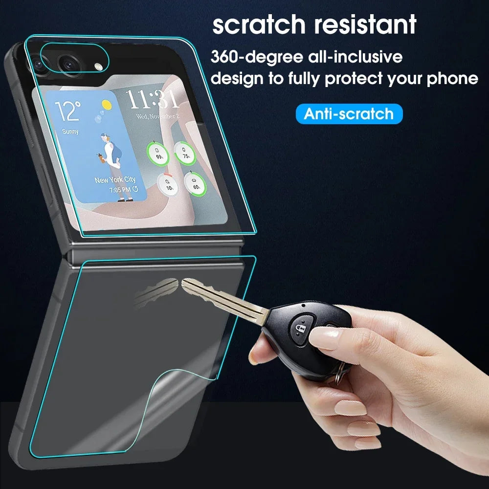 Hydrogel Hinge & Screen Protector Film for Samsung Galaxy Z Flip 7/6/5
