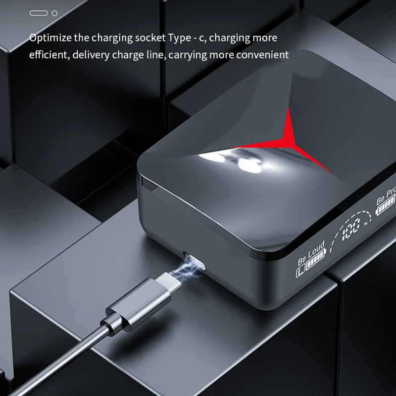 Original TWS M90 Wireless Earbuds – Bluetooth 5.3 Gaming Headphones with Mic for iPhone & Xiaomi
