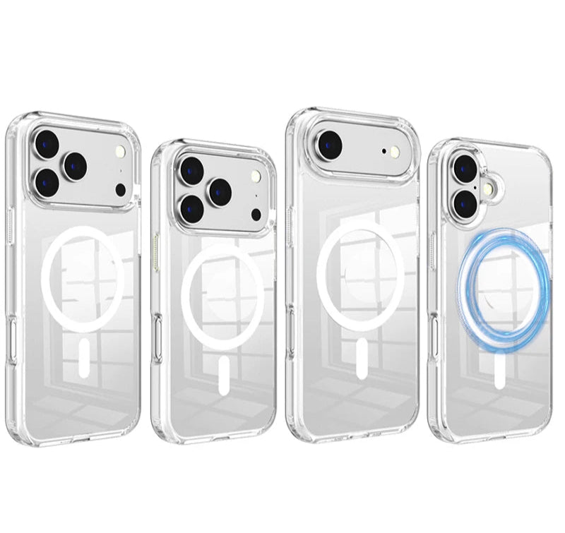 MagSafe Clear Shockproof Case for iPhone Air/17/17 Pro/17 Pro Max