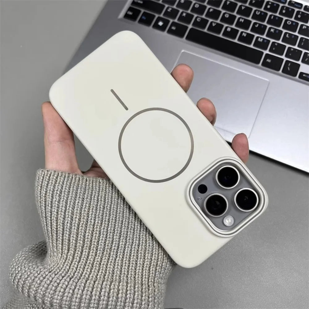 Ultrathin MagSafe Matte Case for iPhone 17 / 16 / 15 Pro & Pro Max / Air – Wireless Charging Compatible