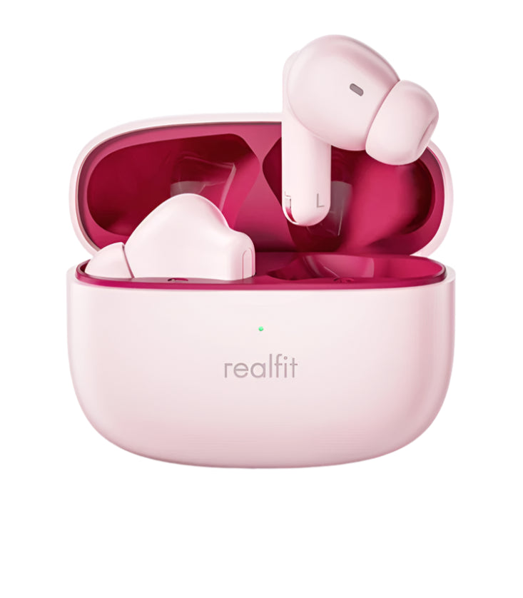 Realfit F3 ANC Bluetooth Earphones – Active Noise Cancellation, ENC Calls, HiFi Stereo, Superb Bass Wireless Earbuds for Sports & Gaming
