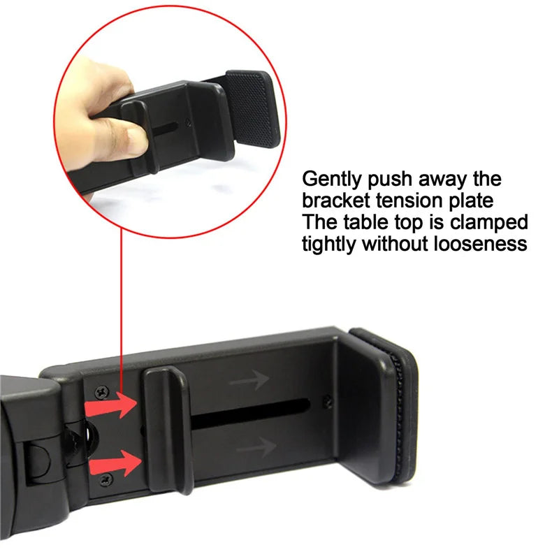 Airplane Phone Holder Stand – Foldable Travel Mount for Desk, Seatback, Train & Selfie Support