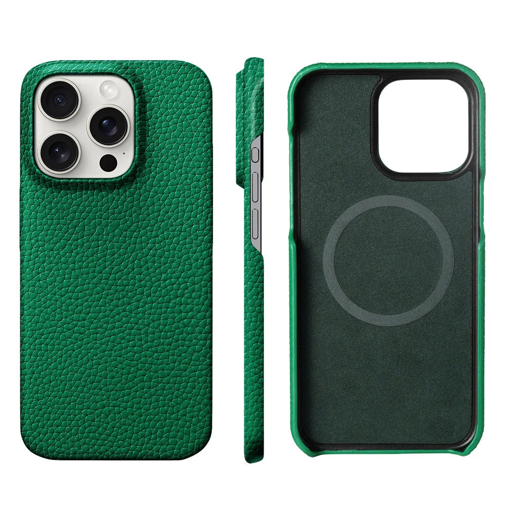 Leather MagSafe Case iPhone 15/16 Pro Max