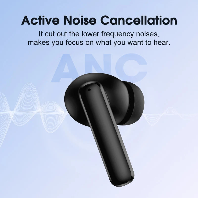 QCY T13 ANC Earbuds – Bluetooth 5.3, Fast Charge & Noise Cancellation