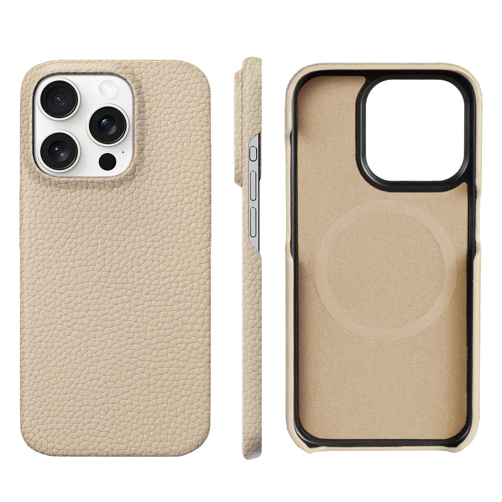 Leather MagSafe Case iPhone 15/16 Pro Max