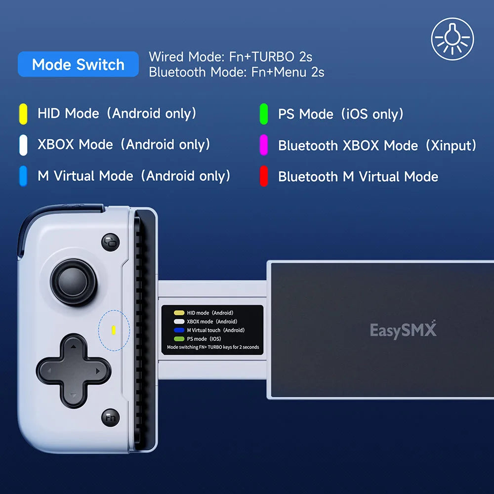 Mobile Game Controller – Type-C Gamepad for iPhone 15/16, Xbox Cloud & Android Gaming
