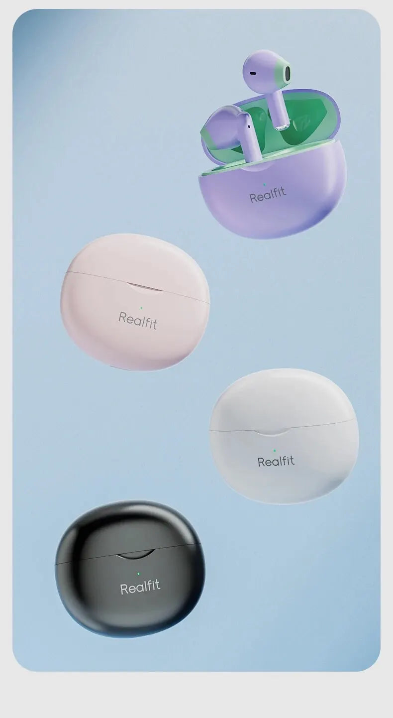 Realfit F2 TWS Wireless Earbuds – HiFi Bluetooth Earphones for Android (realme, Xiaomi)