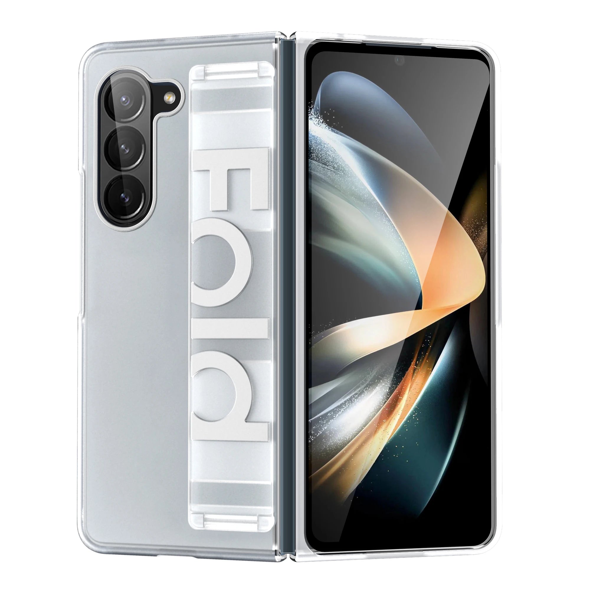 Samsung Galaxy Z Fold 7/6/5/4/3 Case with Wrist Strap– Shockproof Hard Back Cover