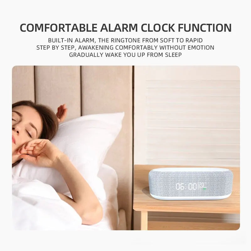 15W Wireless Charging Alarm Clock
