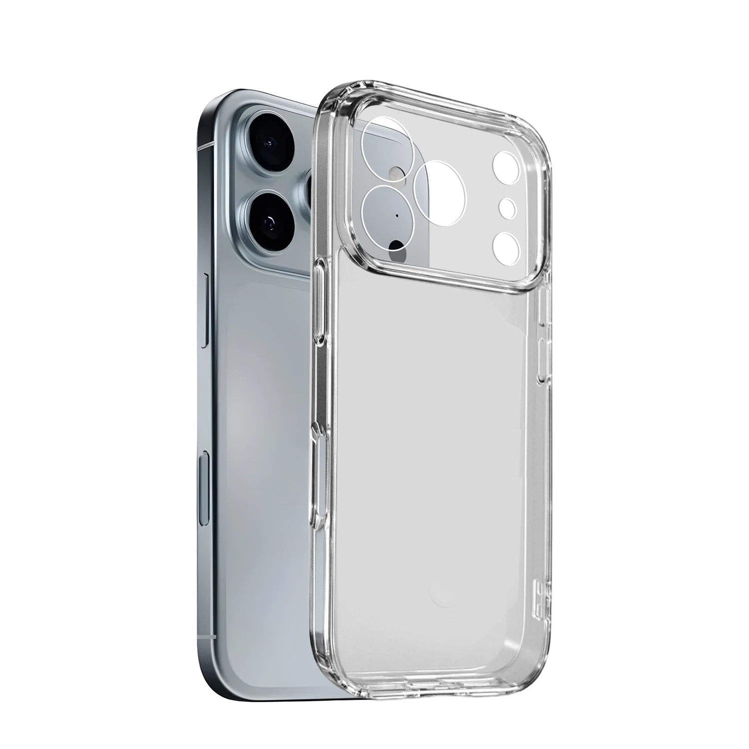 Transparent Shockproof Case for iPhone Air / 17 / 17 Pro / 17 Pro Max – Anti-Scratch Clear Cover with Corner Protection