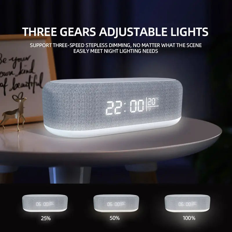 15W Wireless Charging Alarm Clock