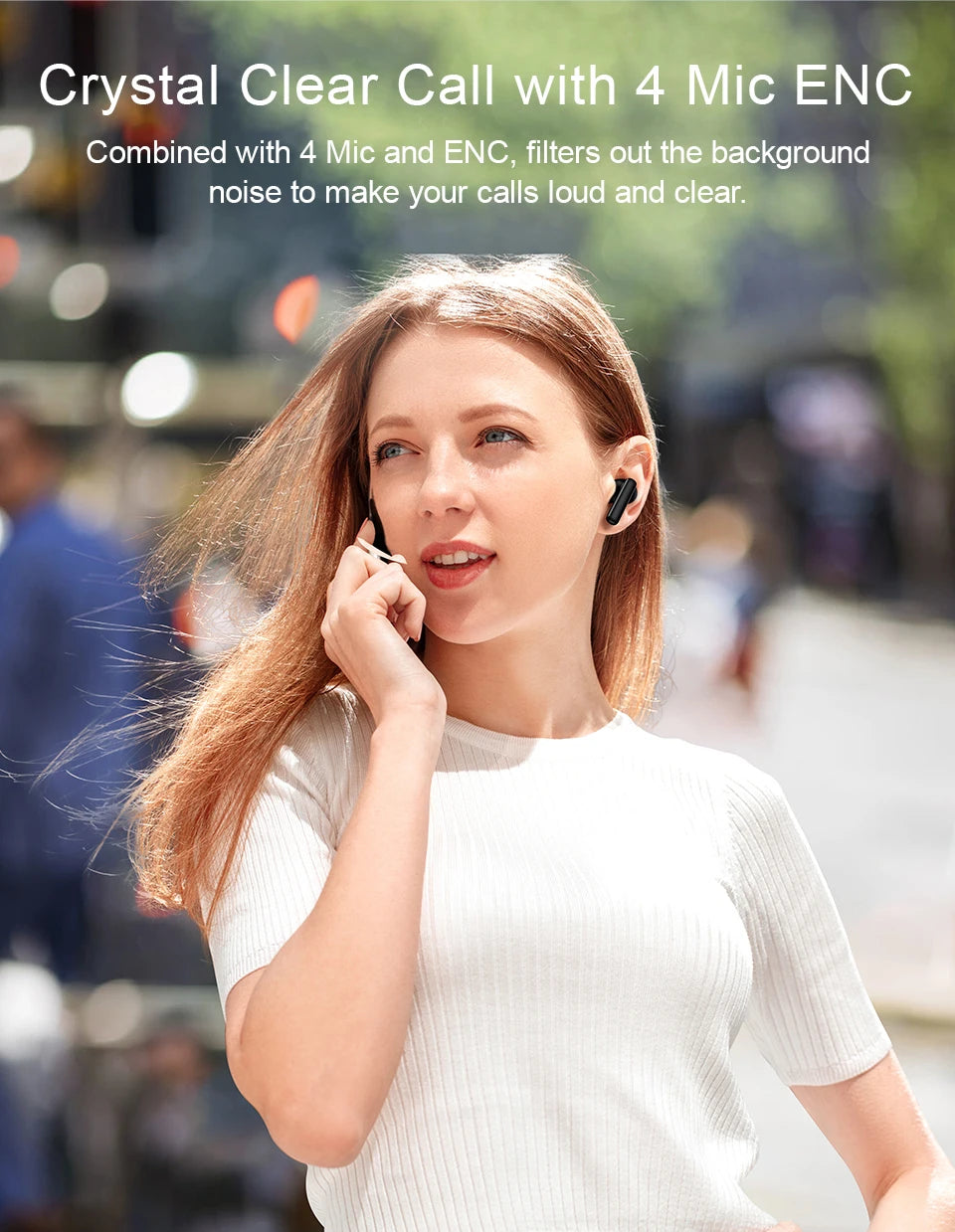 QCY T13 ANC Earbuds – Bluetooth 5.3, Fast Charge & Noise Cancellation