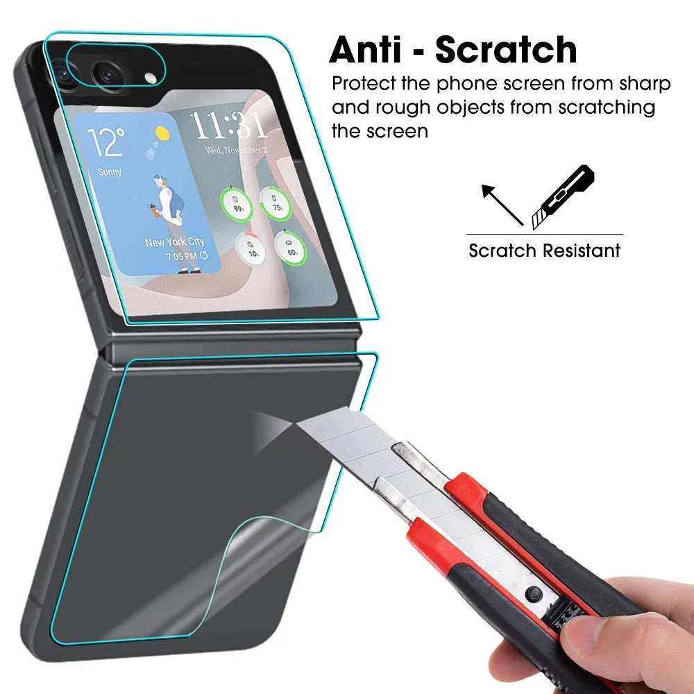 Hydrogel Hinge & Screen Protector Film for Samsung Galaxy Z Flip 7/6/5