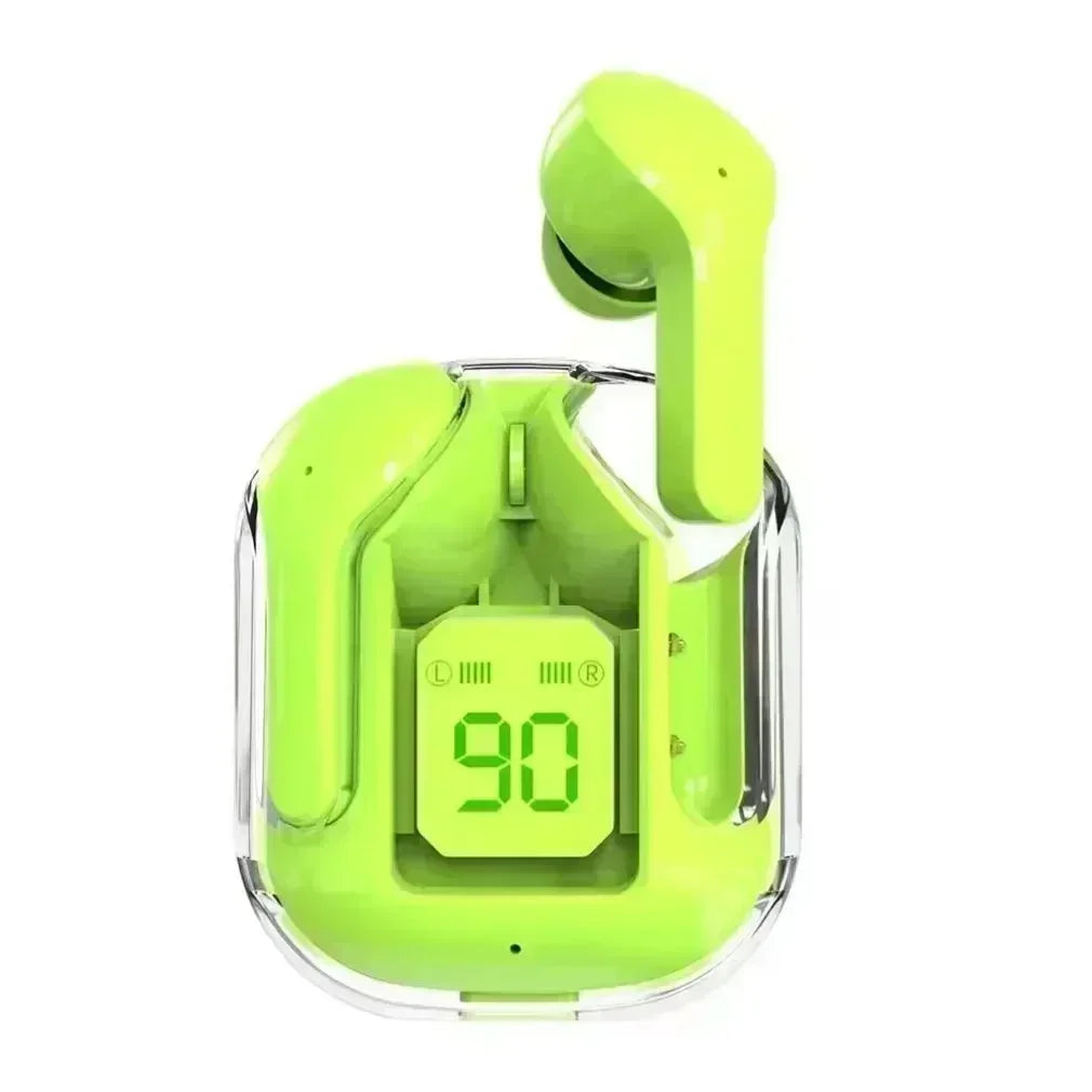 Original T2 Transparent TWS Bluetooth Earbuds – HiFi Sound Quality, Bluetooth 5.3 Wireless Headset for Xiaomi & Android Devices