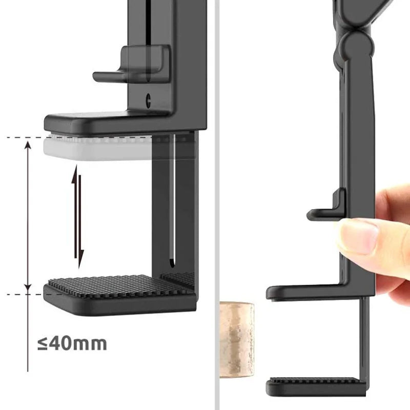 Airplane Phone Holder Stand – Foldable Travel Mount for Desk, Seatback, Train & Selfie Support