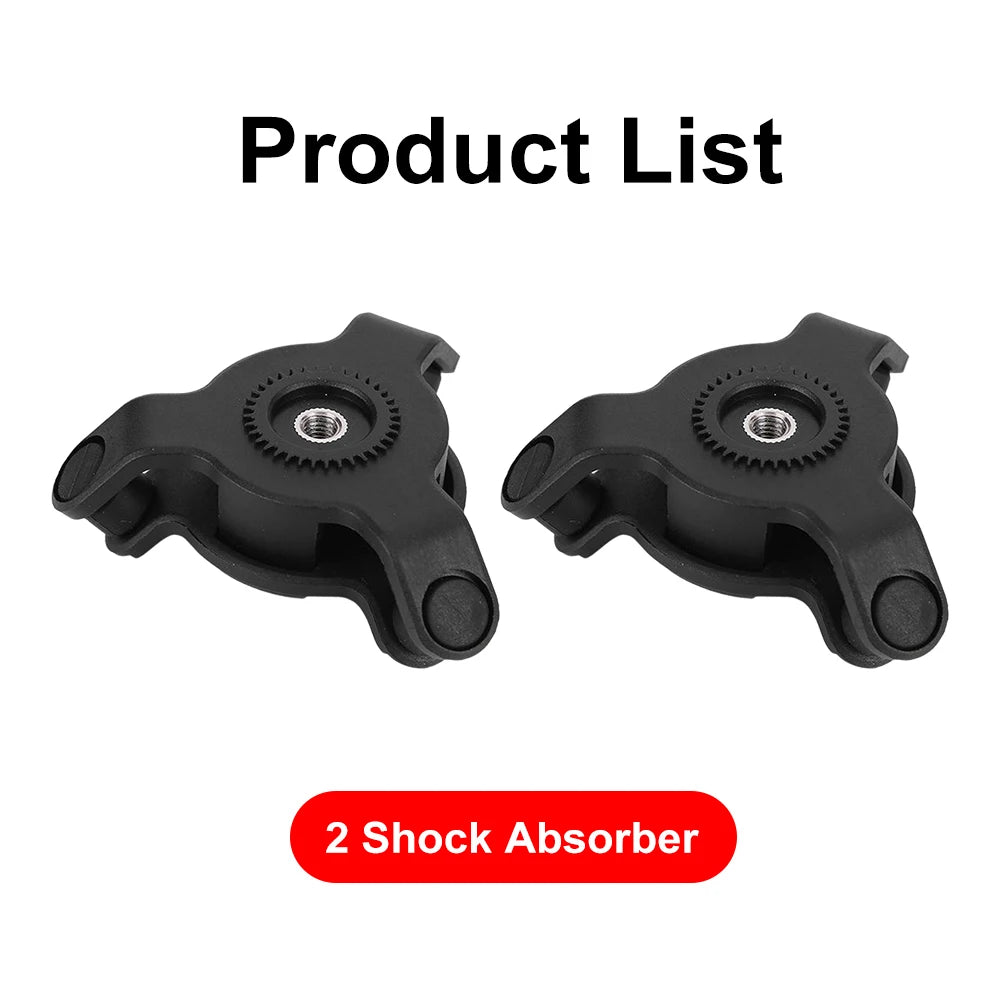 Motorcycle Phone Holder – Quad Lock Style with Shock Absorber & Vibration Damper for MTB & Road Bikes