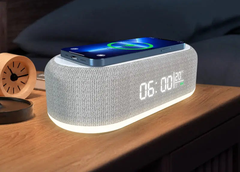 15W Wireless Charging Alarm Clock
