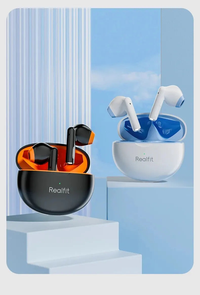Realfit F2 TWS Wireless Earbuds – HiFi Bluetooth Earphones for Android (realme, Xiaomi)