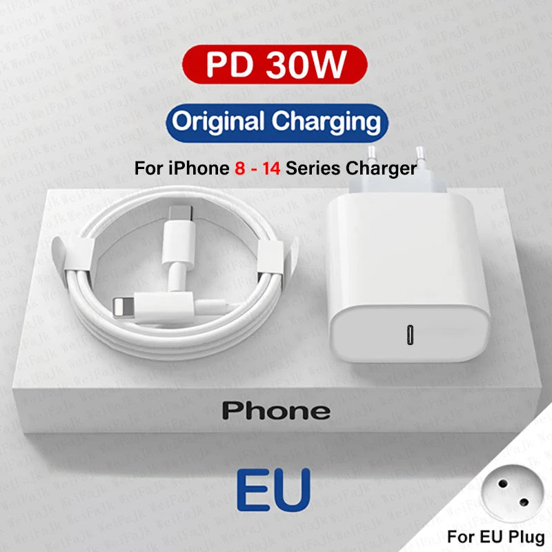 MagSafe Wireless Charger for iPhone 16/15/14/13/12/11/X/XS/XR/Plus – Fast Charging Pad with USB-C to Lightning Cable