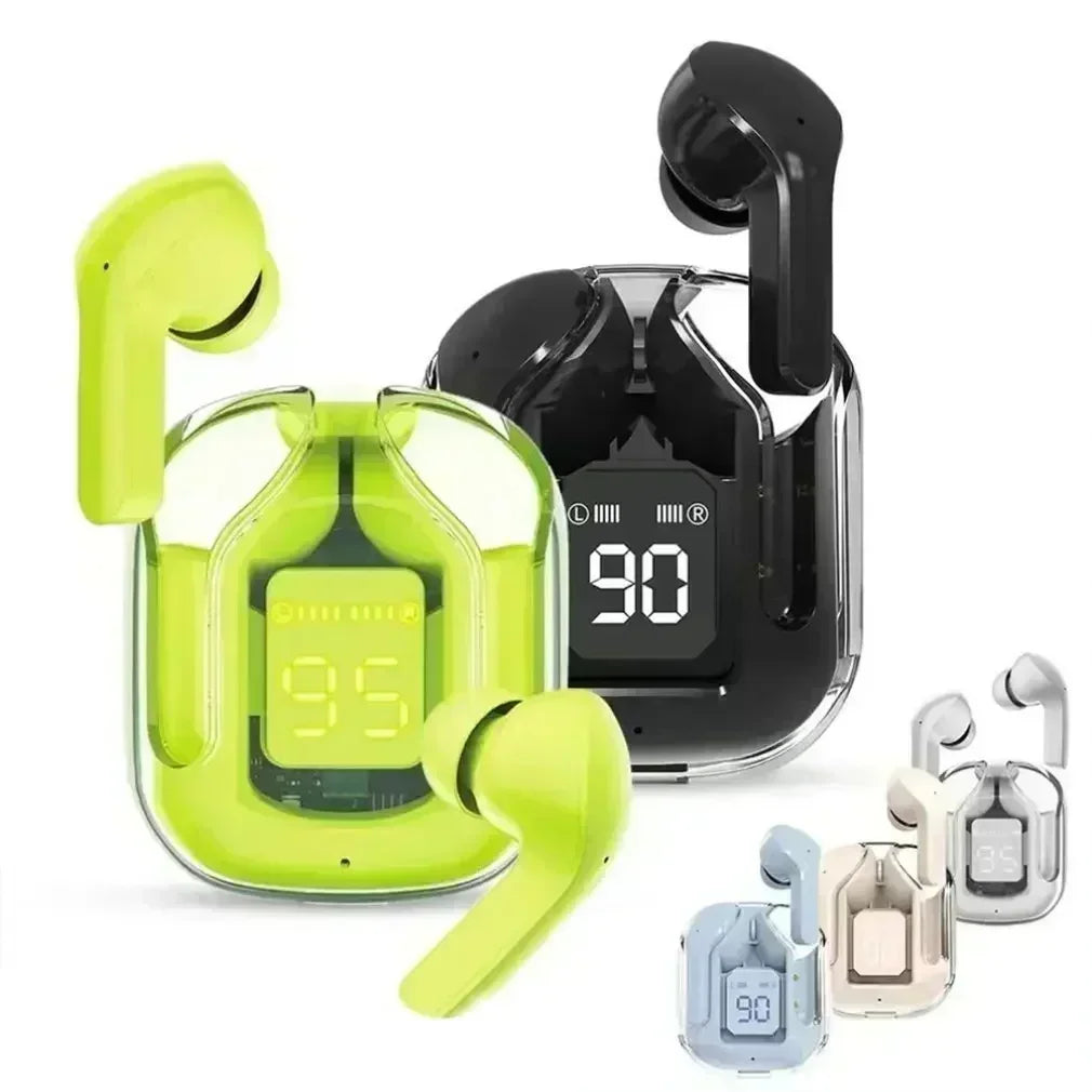 Original T2 Transparent TWS Bluetooth Earbuds – HiFi Sound Quality, Bluetooth 5.3 Wireless Headset for Xiaomi & Android Devices