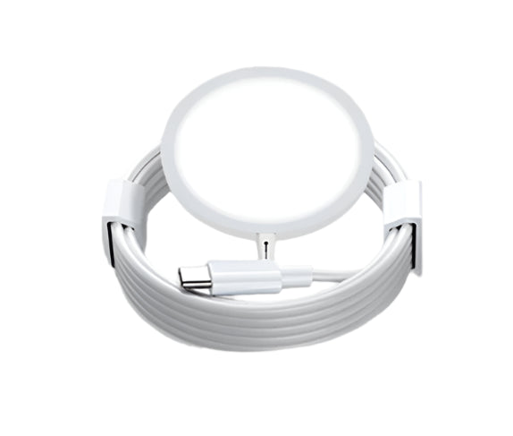 MagSafe Wireless Charger for iPhone 16/15/14/13/12/11/X/XS/XR/Plus – Fast Charging Pad with USB-C to Lightning Cable