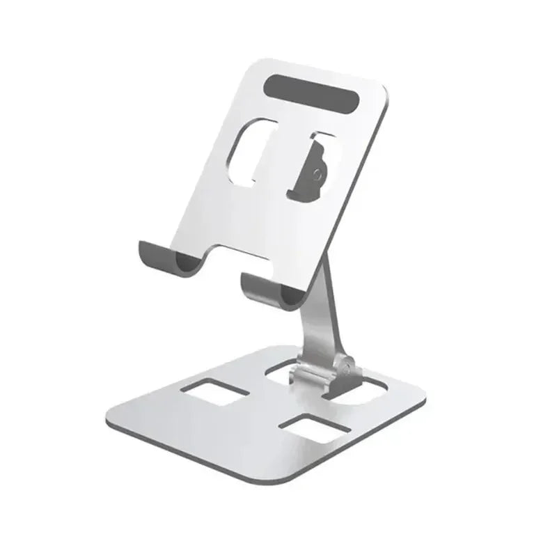 Universal Aluminum Alloy Adjustable Tablet & Phone Stand – Foldable Desktop Holder for iPad & Mobile Devices