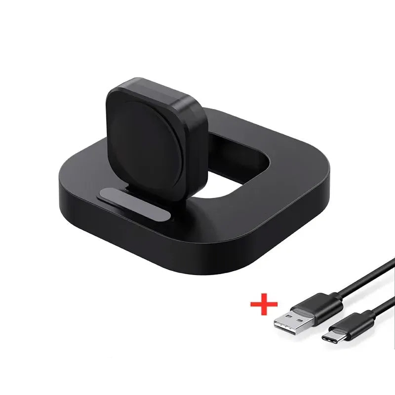 Wireless Charger Stand for Samsung Galaxy Watch 6/5/4/3 Pro – Type-C Fast Charging Dock (45mm/44mm/40mm/Classic/Active 2)