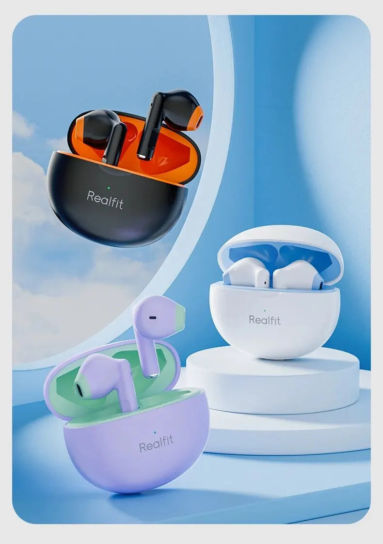 Realfit F2 TWS Wireless Earbuds – HiFi Bluetooth Earphones for Android (realme, Xiaomi)