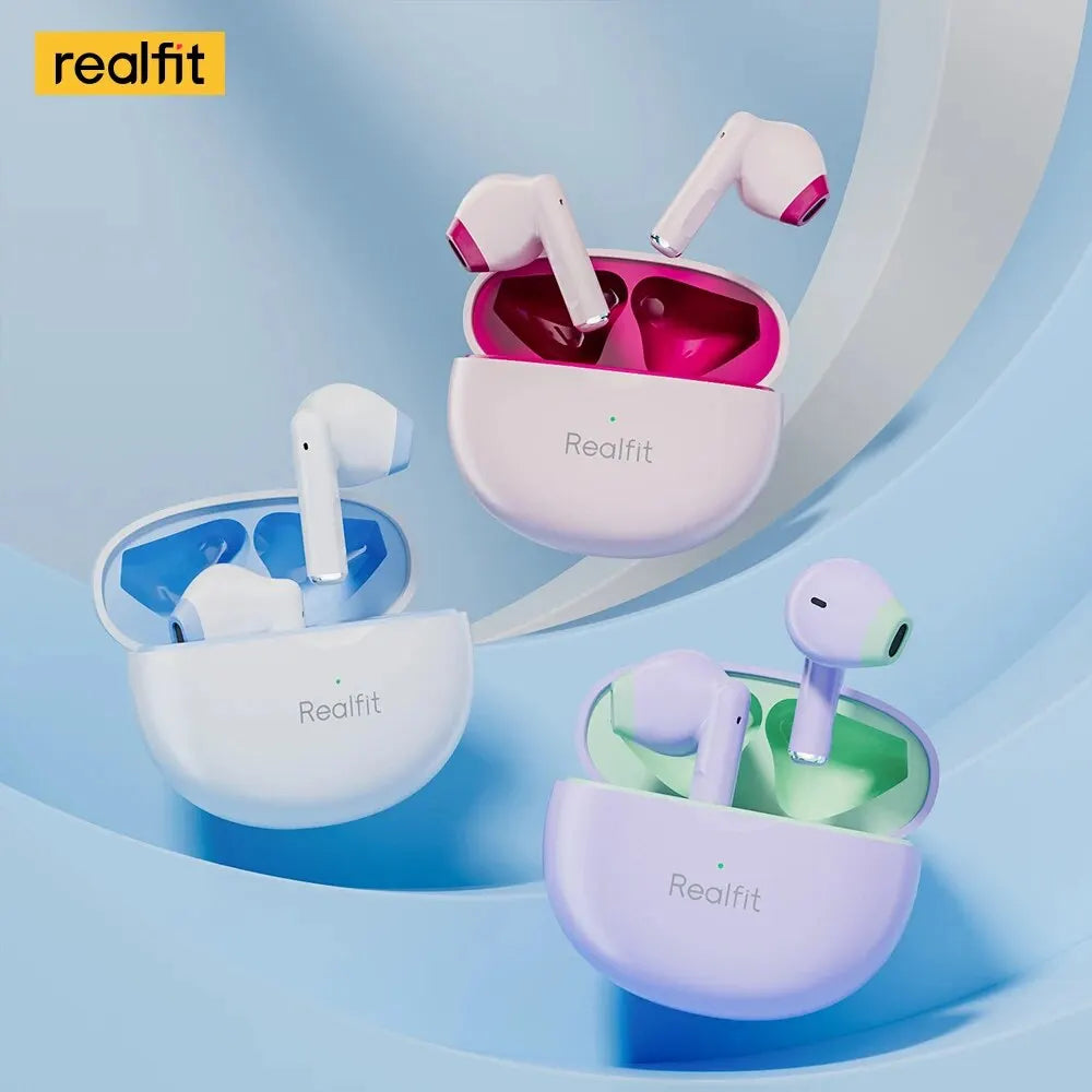 Realfit F2 TWS Wireless Earbuds – HiFi Bluetooth Earphones for Android (realme, Xiaomi)