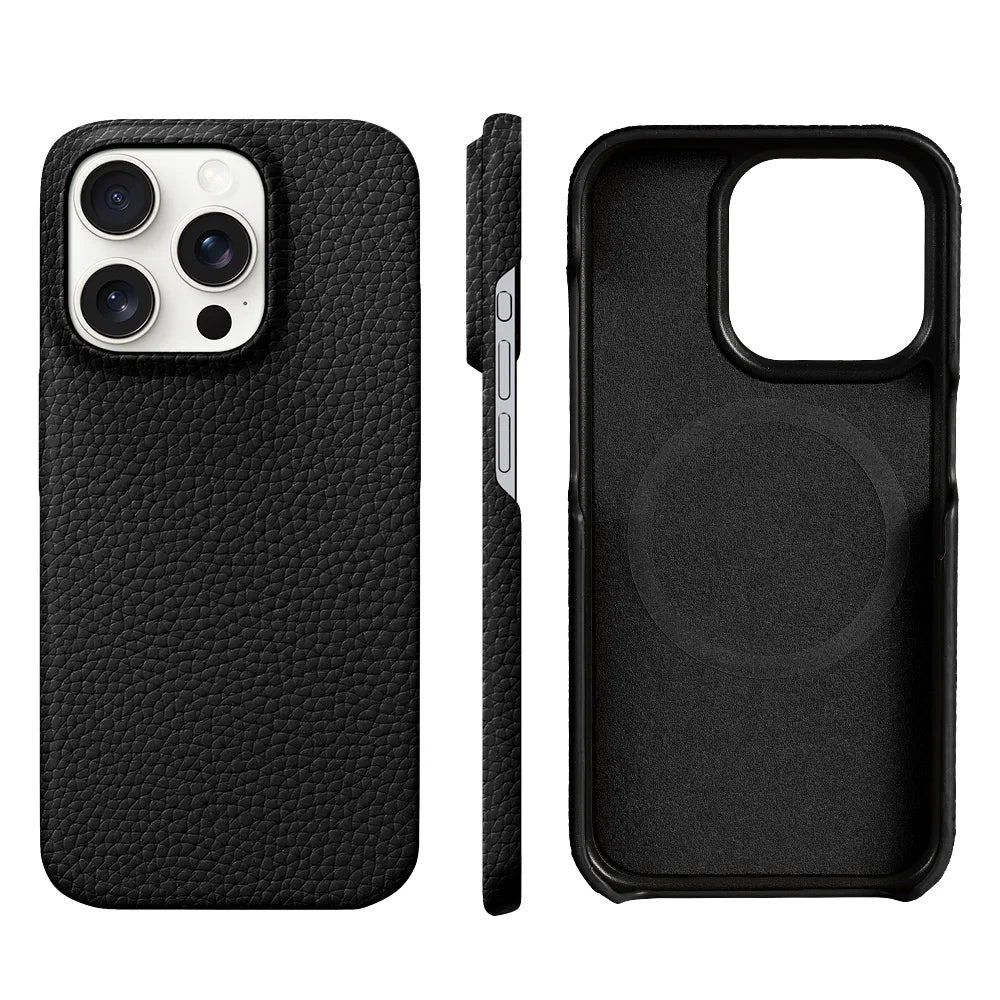 Leather MagSafe Case iPhone 15/16 Pro Max