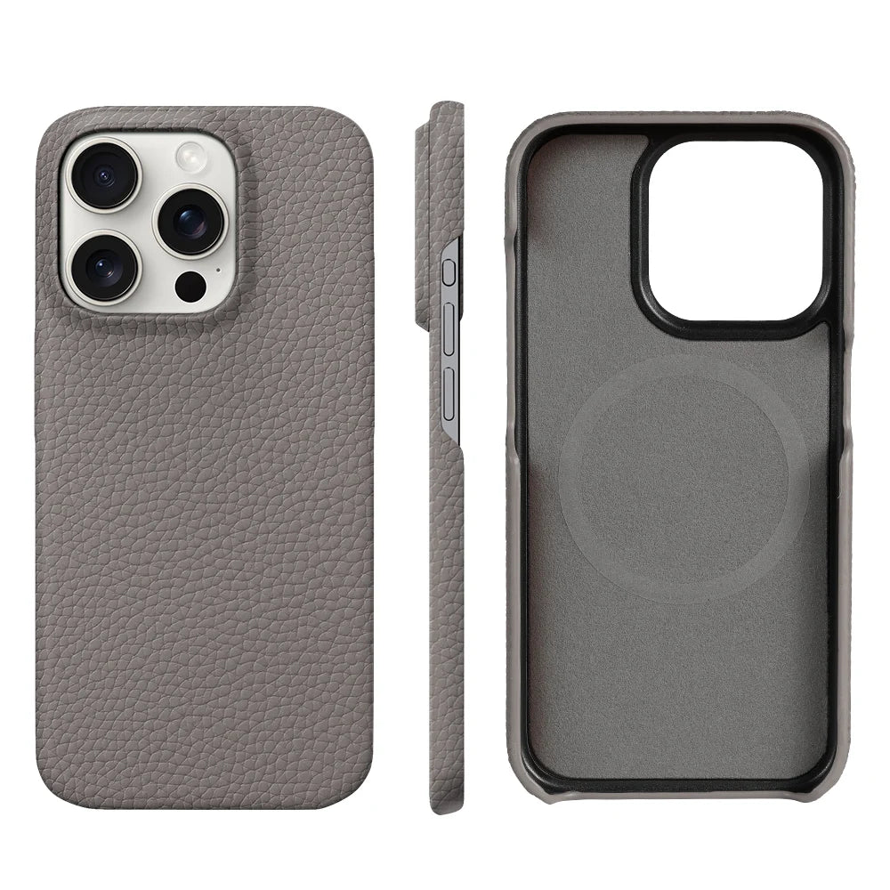 Leather MagSafe Case iPhone 15/16 Pro Max