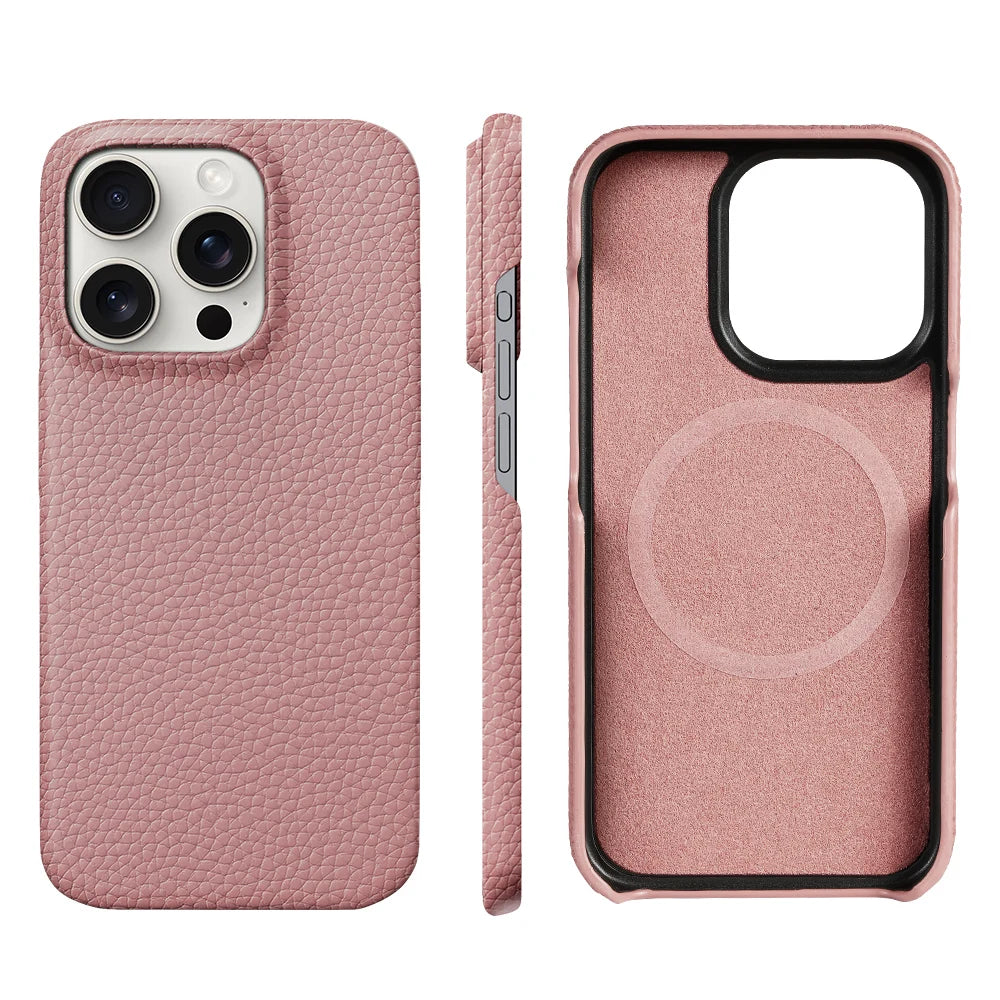 Leather MagSafe Case iPhone 15/16 Pro Max