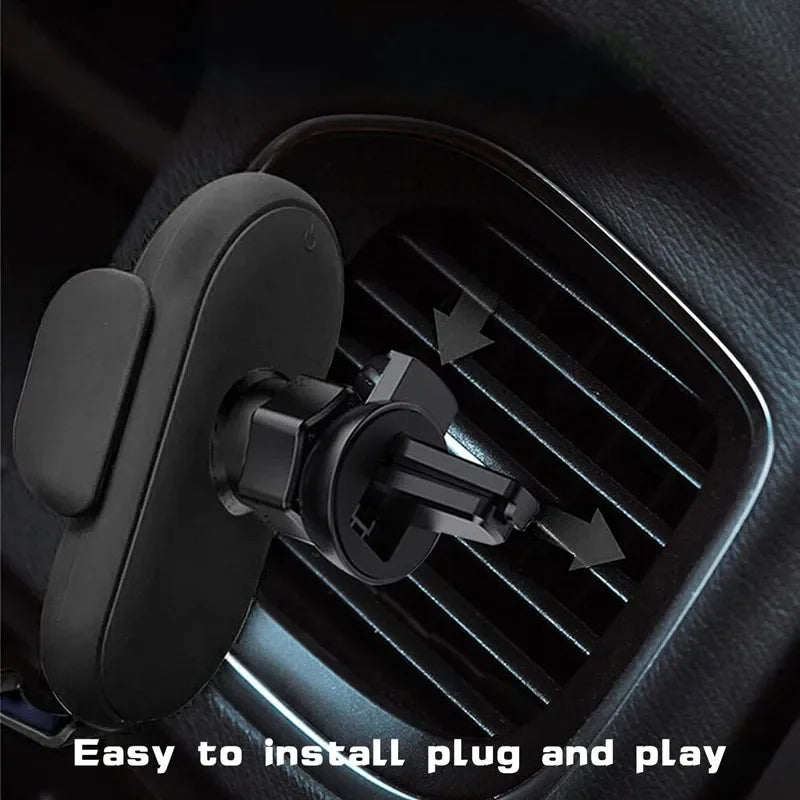 30W Infrared Induction Car Wireless Charger – Auto-Clamping Stand for iPhone 11–14 Pro Max & Samsung Galaxy S20/S21 Plus
