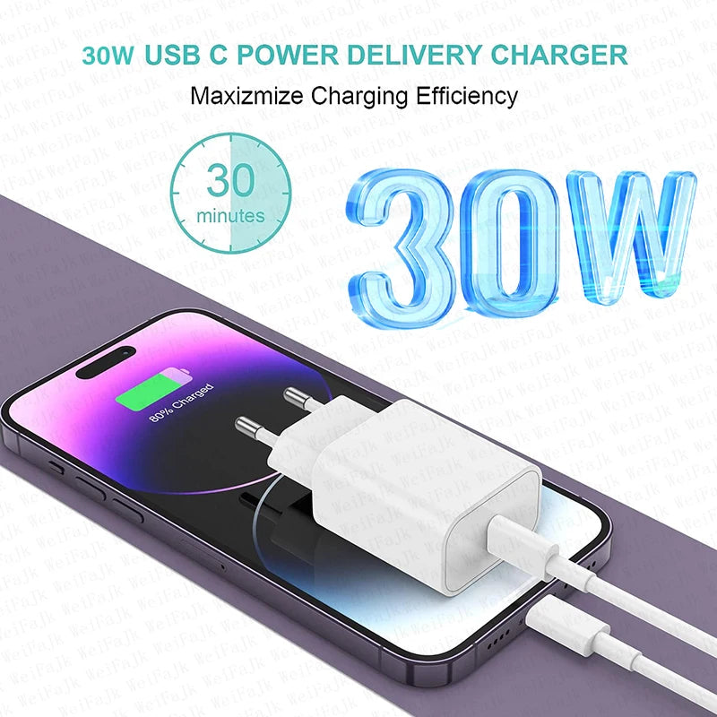 MagSafe Wireless Charger for iPhone 16/15/14/13/12/11/X/XS/XR/Plus – Fast Charging Pad with USB-C to Lightning Cable