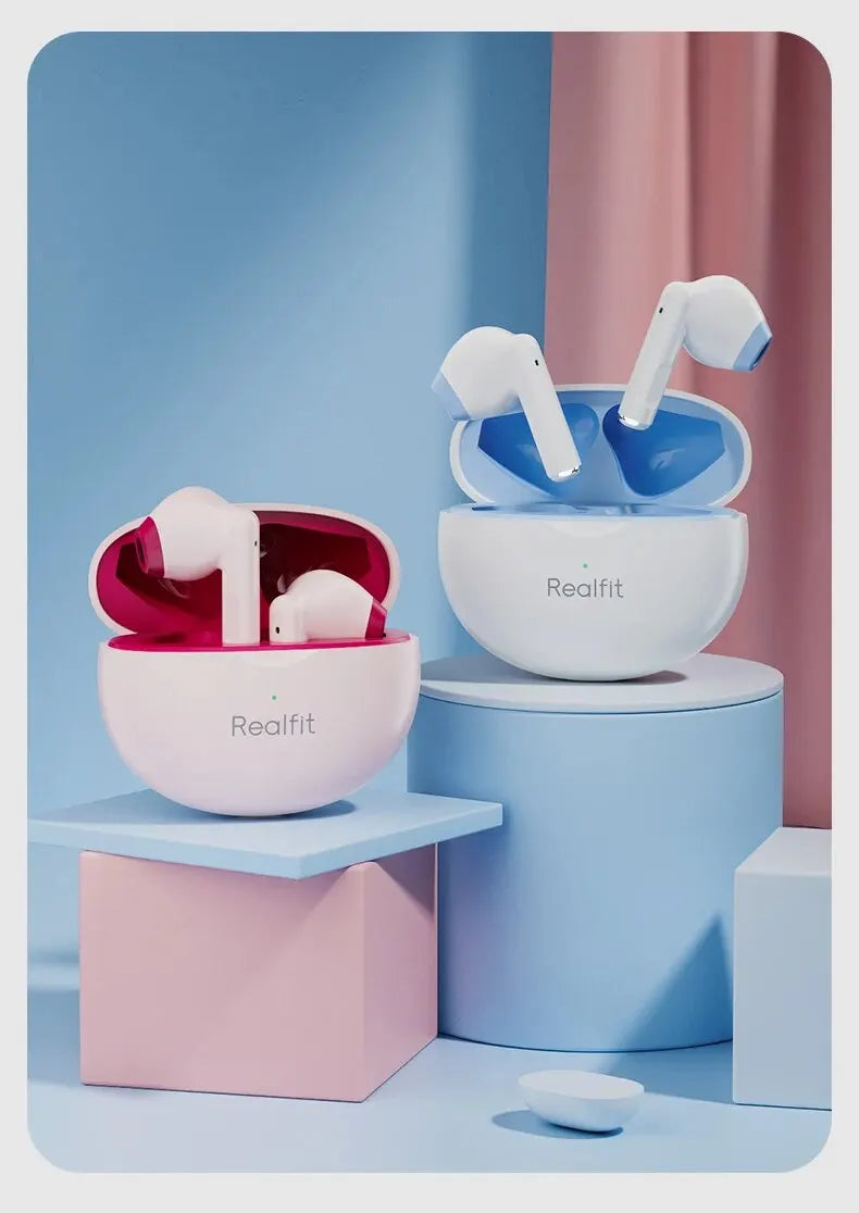 Realfit F2 TWS Wireless Earbuds – HiFi Bluetooth Earphones for Android (realme, Xiaomi)