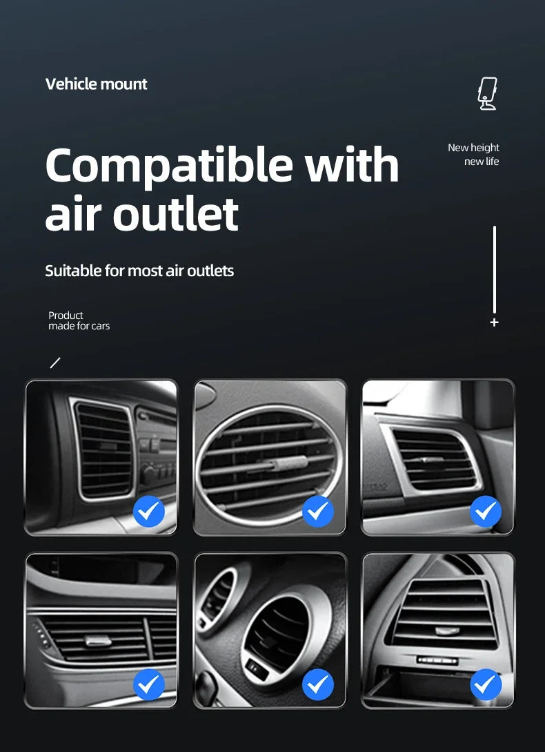 30W Car Wireless Charger – Auto-Clamping Standard
