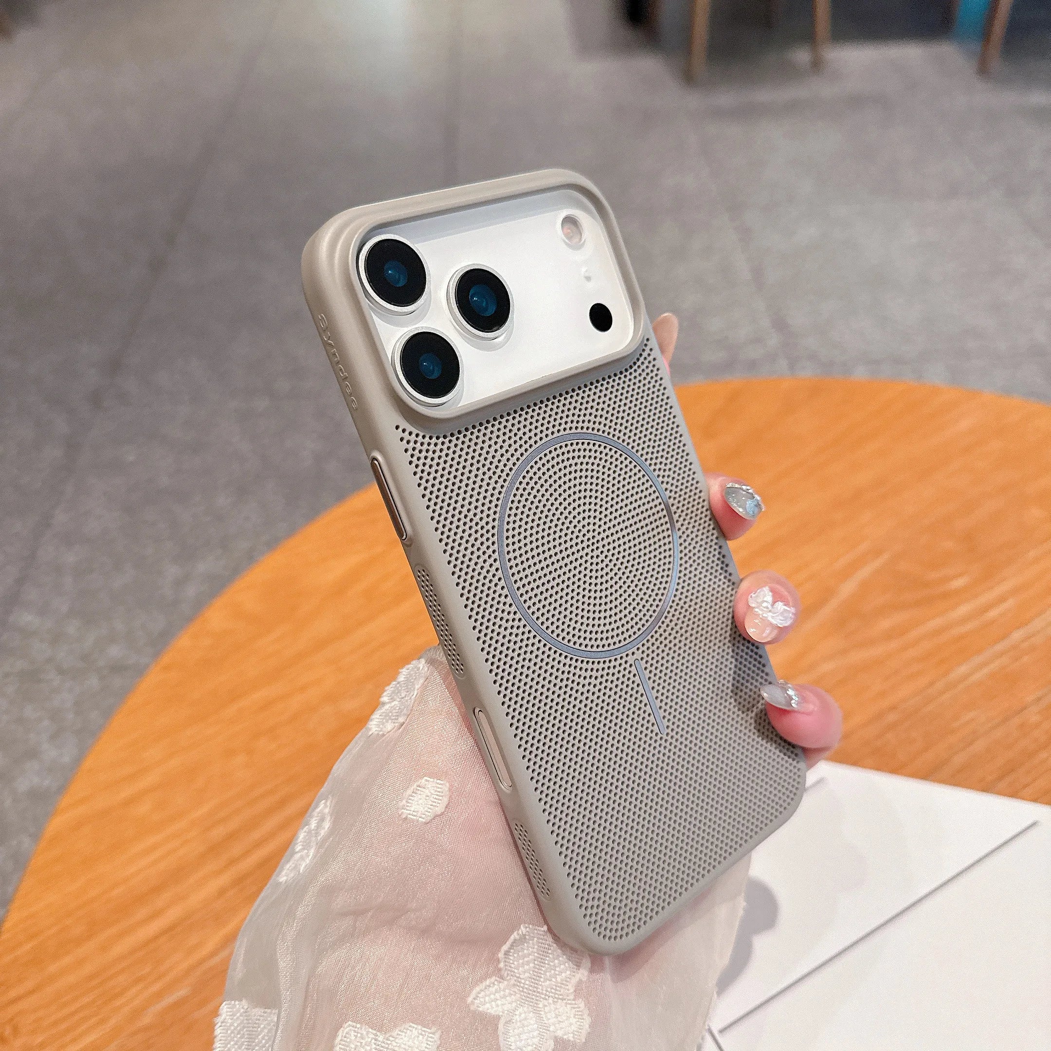 Cooling Heat Dissipation Mesh MagSafe Case for iPhone 17 / 16 / 15 Pro Max, Plus & Air – Wireless Charging Cover