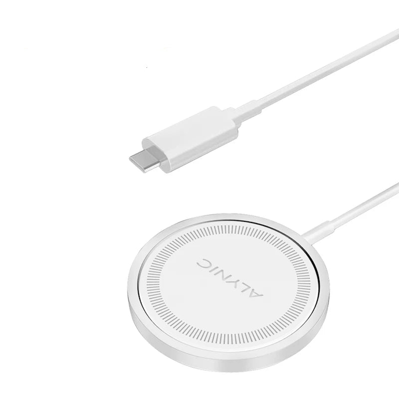 Magnetic Wireless Charger Stand – Fast Charging Pad for iPhone 16–12 Pro Max & AirPods with USB-A/PD Dock Station