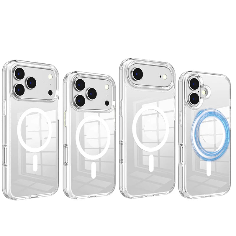 MagSafe Clear Shockproof Case for iPhone Air/17/17 Pro/17 Pro Max