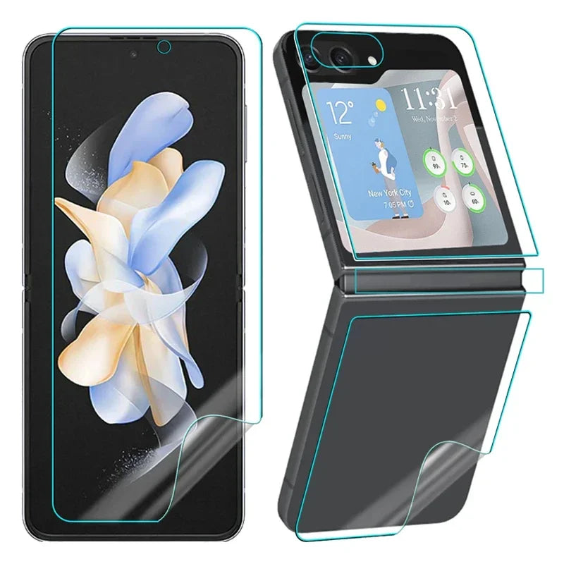 Hydrogel Hinge & Screen Protector Film for Samsung Galaxy Z Flip 7/6/5
