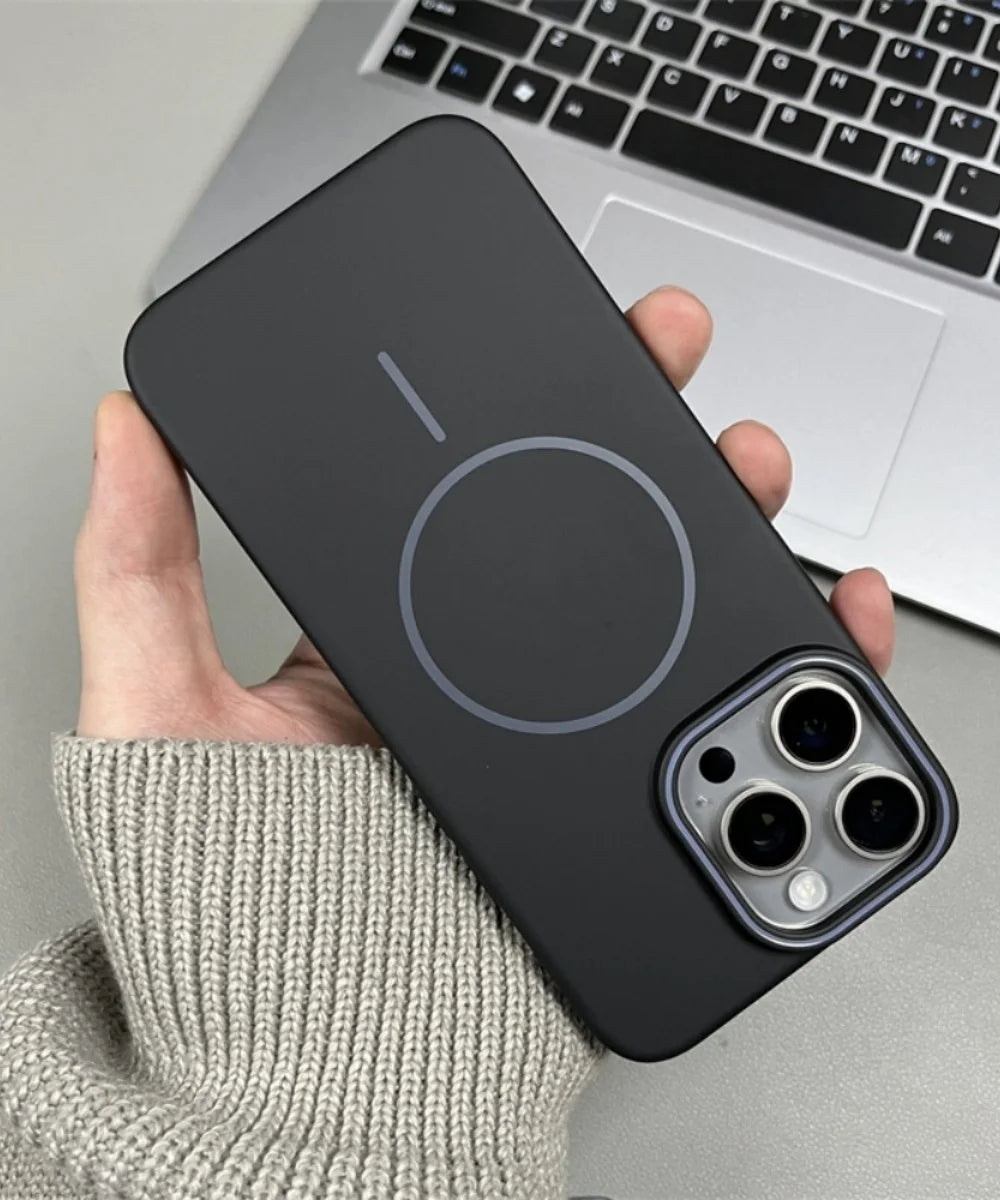 Ultrathin MagSafe Matte Case for iPhone 17 / 16 / 15 Pro & Pro Max / Air – Wireless Charging Compatible