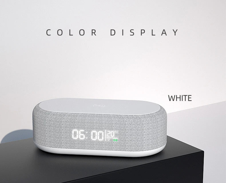 15W Wireless Charging Alarm Clock