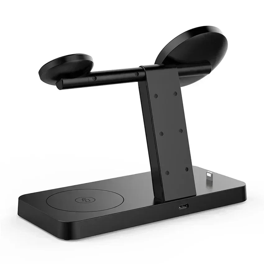 30W 3-in-1 Magnetic Wireless Charger Stand – Fast Charging Dock for iPhone 16–13, Apple Watch 8/7,