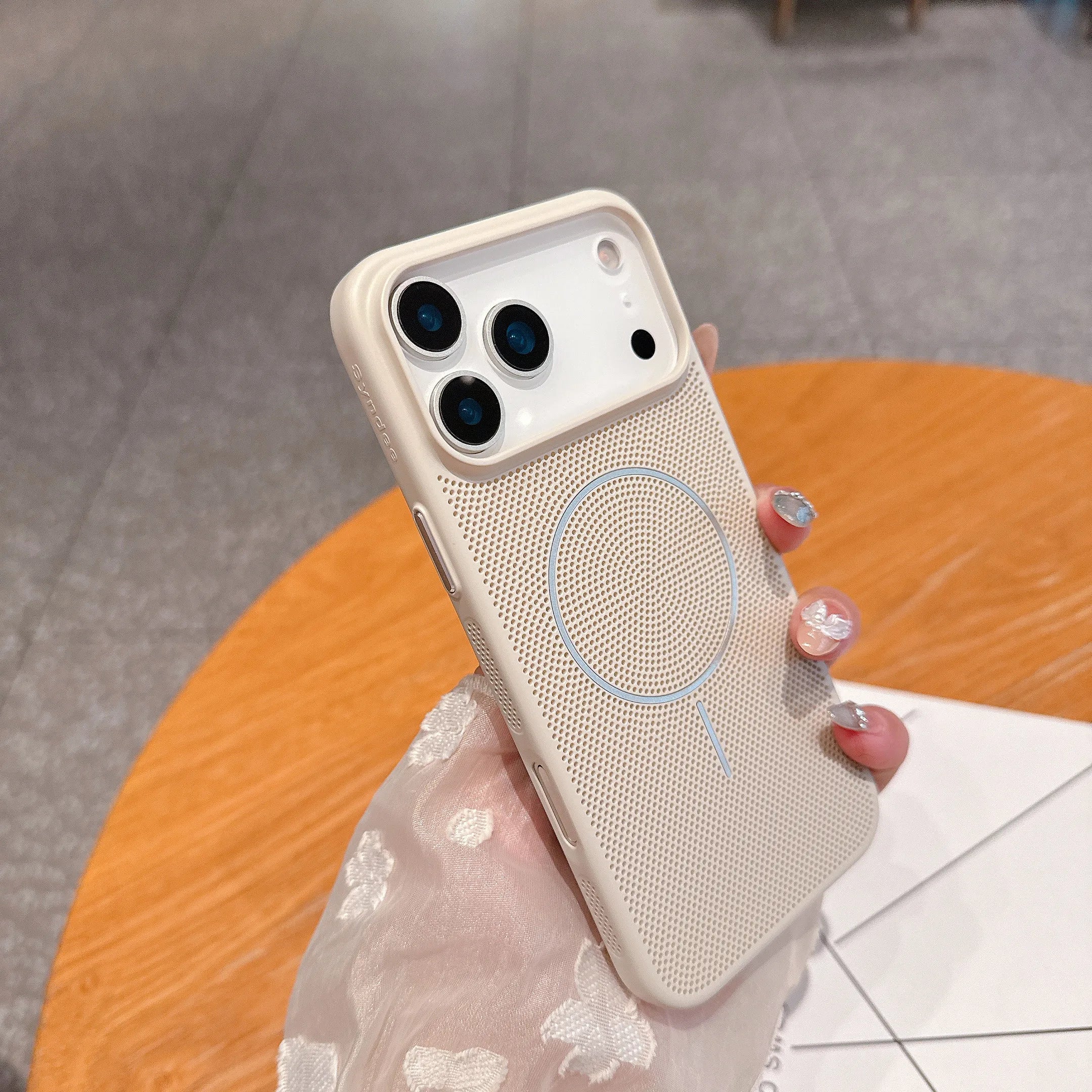 Cooling Heat Dissipation Mesh MagSafe Case for iPhone 17 / 16 / 15 Pro Max, Plus & Air – Wireless Charging Cover