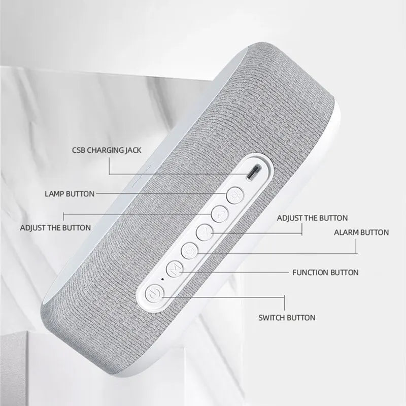 15W Wireless Charging Alarm Clock