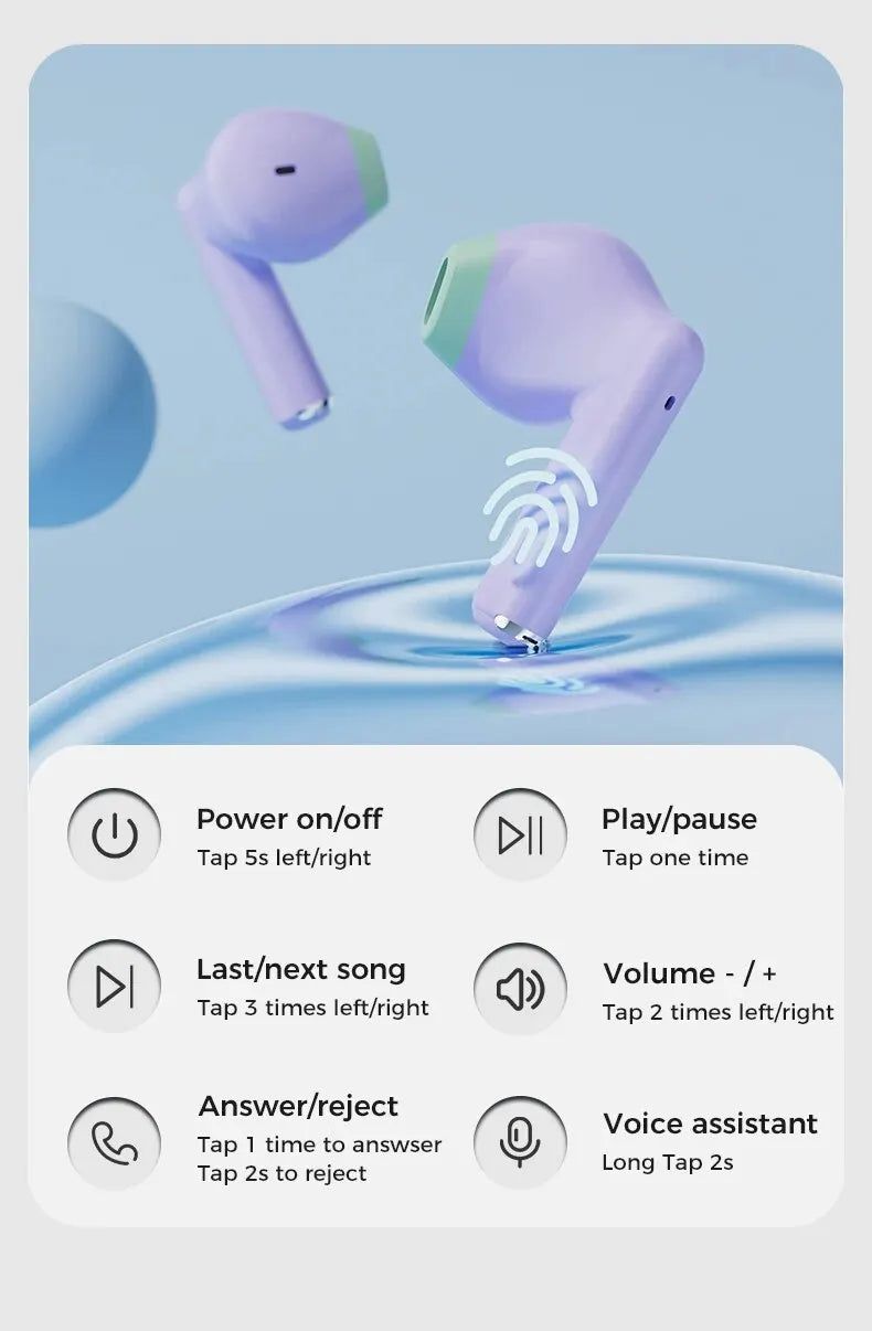 Realfit F2 TWS Wireless Earbuds – HiFi Bluetooth Earphones for Android (realme, Xiaomi)